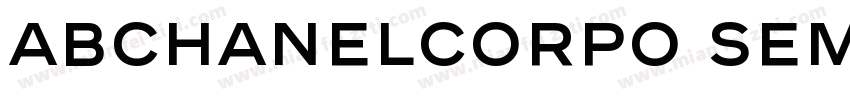 ABChanelCorpo SemiBold字体转换